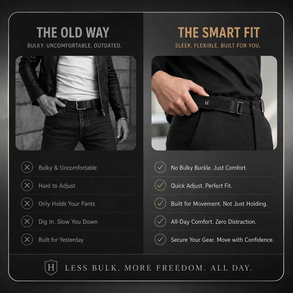 FlexiFit™ Buckleless Belt | No-Buckle Elastic Waist Belt for Men & Women | BUY 1 GET 1 FREE !!