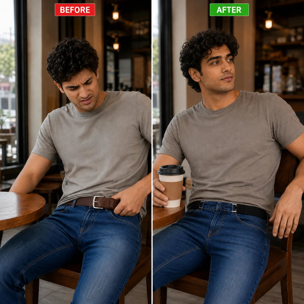 FlexiFit™ Buckleless Belt | No-Buckle Elastic Waist Belt for Men & Women | BUY 1 GET 1 FREE !!